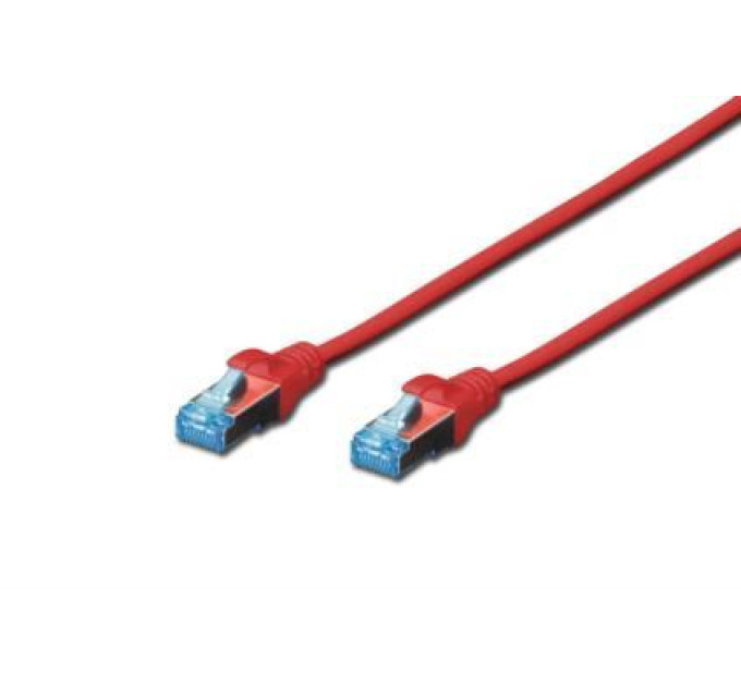 Digitus Патч-корд Digitus 5м, cat.5e, SF-UTP, AWG 26/7, red (DK-1531-050/R)