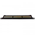 Hypernet Патч-панель Hypernet 19" 24 порта UTP 0.5U cat.6 с менеджментом кабеля (PP-UTP6-24-WMR-05U)