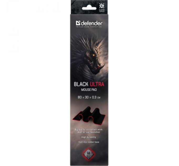 Defender Килимок для мишки Defender Ultra Black (50561)