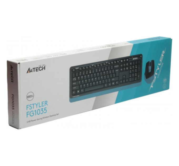 A4Tech Комплект A4Tech FG1035 Wireless Navy Blue (FG1035 Navy Blue)