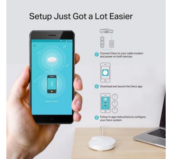 TP-Link Точка доступу Wi-Fi TP-Link DECO-M5-3-PACK
