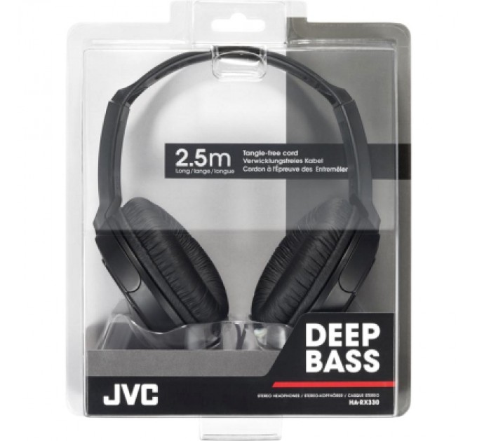JVC Навушники JVC HA-RX330 Black (HA-RX330-E)