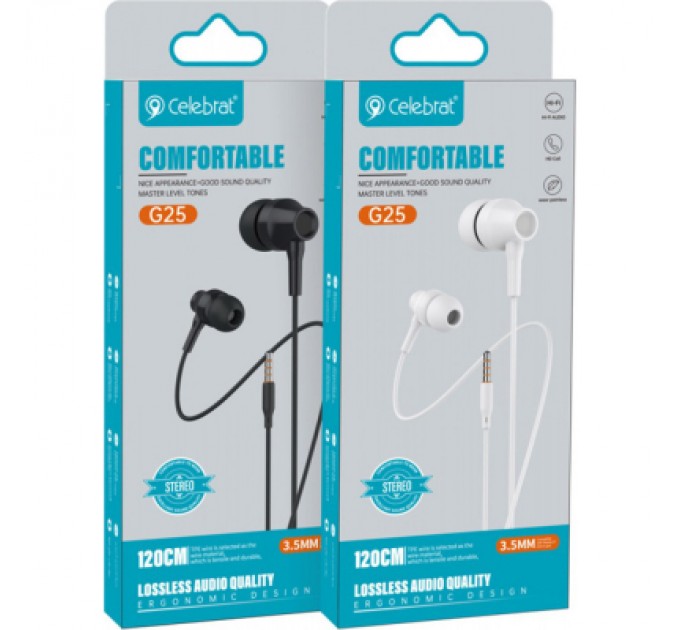 Celebrat Навушники Celebrat G25 Black (1006644)