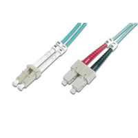 Оптичний патчкорд Digitus LC/UPC-SC/UPC,50/125,OM3,duplex,3m (DK-2532-03/3)