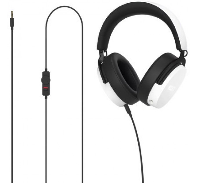 NZXT Навушники NZXT Wired Closed Back Headset 40mm White V2 (AP-WCB40-W2)