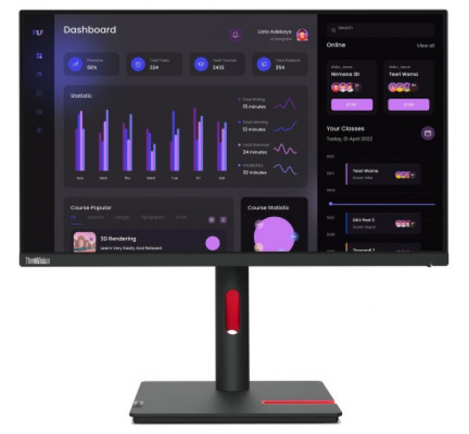 Lenovo Монітор Lenovo T24i-30 (63CFMATXUA)