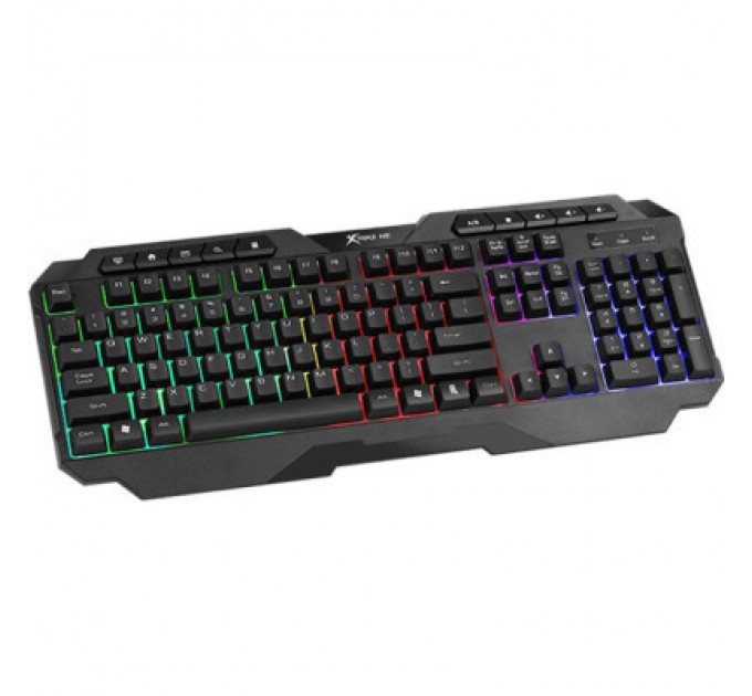 Xtrike ME Клавіатура Xtrike ME KB-306 LED USB UA Black (KB-306UA)