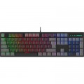 GamePro Клавіатура GamePro MK105B LED Red Switch USB Black (MK105R)