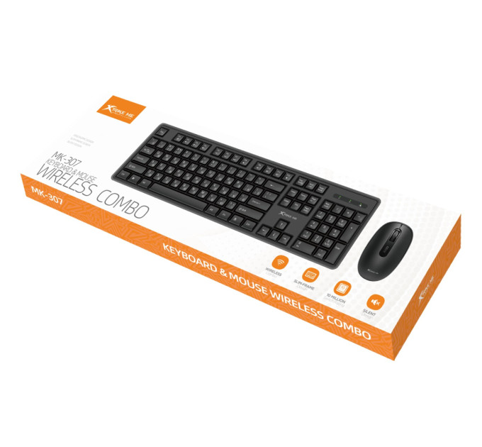 Xtrike ME Комплект Xtrike ME MK-307 Wireless UA Black (MK-307UA)