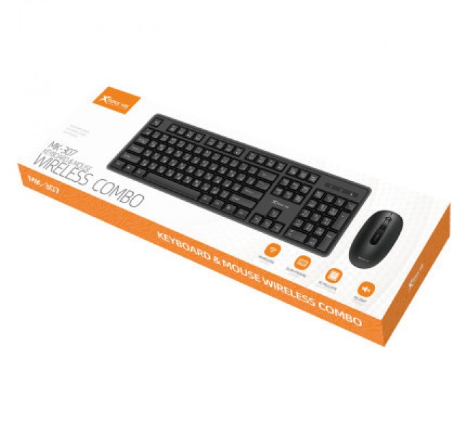 Xtrike ME Комплект Xtrike ME MK-307 Wireless UA Black (MK-307UA)