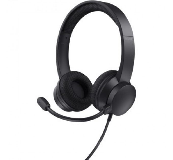Trust Навушники Trust Ayda USB-ENC Black (25089)