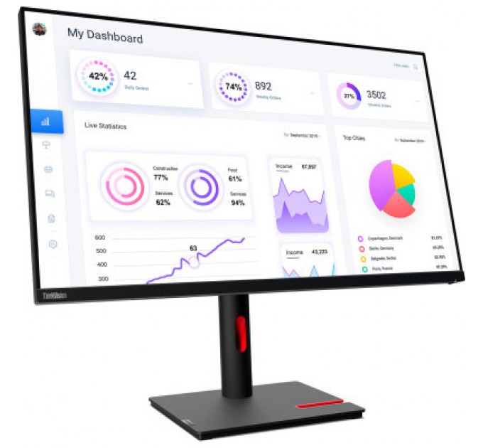 Lenovo Монітор Lenovo T32p-30 (63D2GAT1UA)