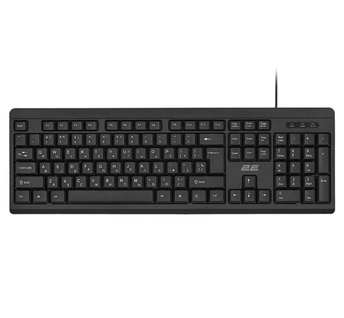 2E Клавіатура 2E KS108 USB Black (2E-KS108UB_UA)