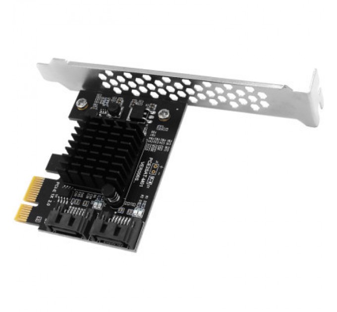 Dynamode Контролер Dynamode PCI-E to 2 х SATA III (6 Gb/s), 2 ch (PCI-E-2xSATAIII-Marvell)