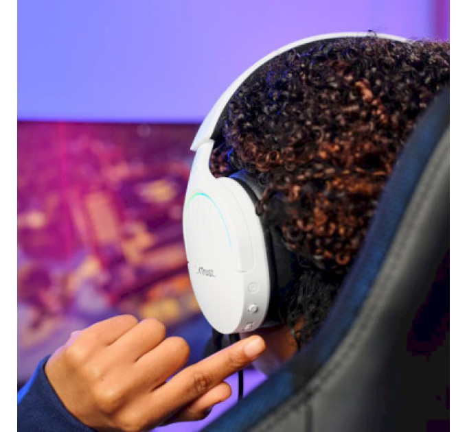 Trust Навушники Trust GXT 490 Fayzo 7.1 USB-A White (25302)