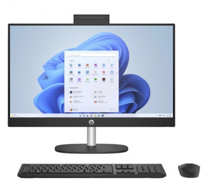 HP Комп'ютер HP 24-cr0003ua AiO / Ryzen5 7520U, 16, 512, WiFi, Cam, KBD (9C9C3EA)