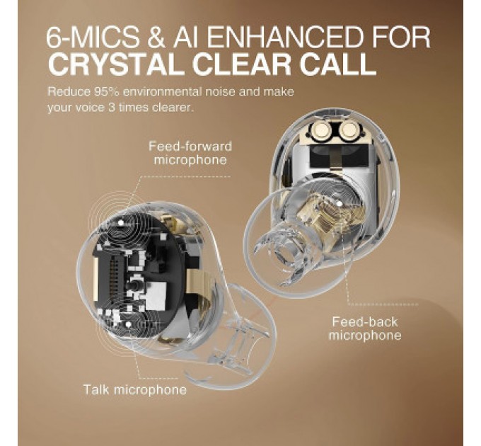 QCY Навушники QCY ArcBuds HT07 Moon White (1033275)