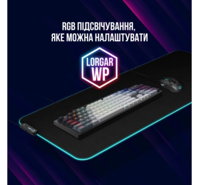 Lorgar Клавіатура Lorgar Azar 514 RGB USB UA Black (LRG-GK514B-UA)
