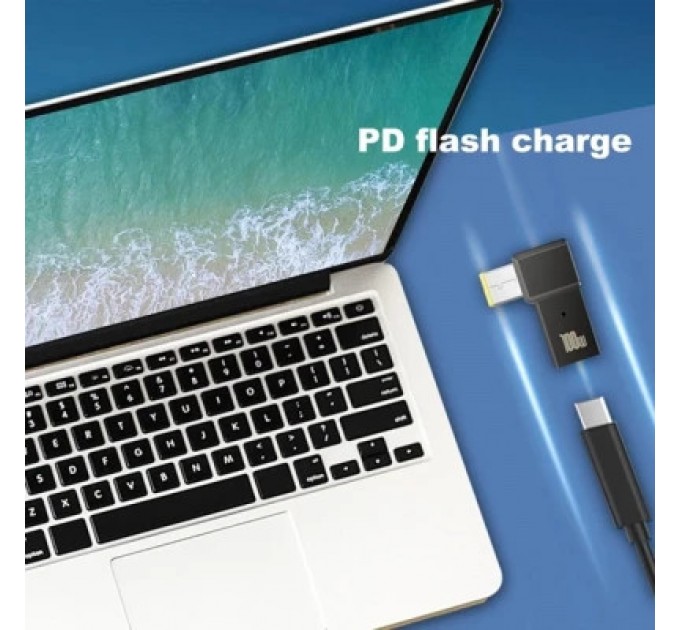 STLab Перехідник PD 100W USB-C F to DC Male Jack square mouth Lenovo Thinkpad ST-Lab (PD100W-Lenovo)