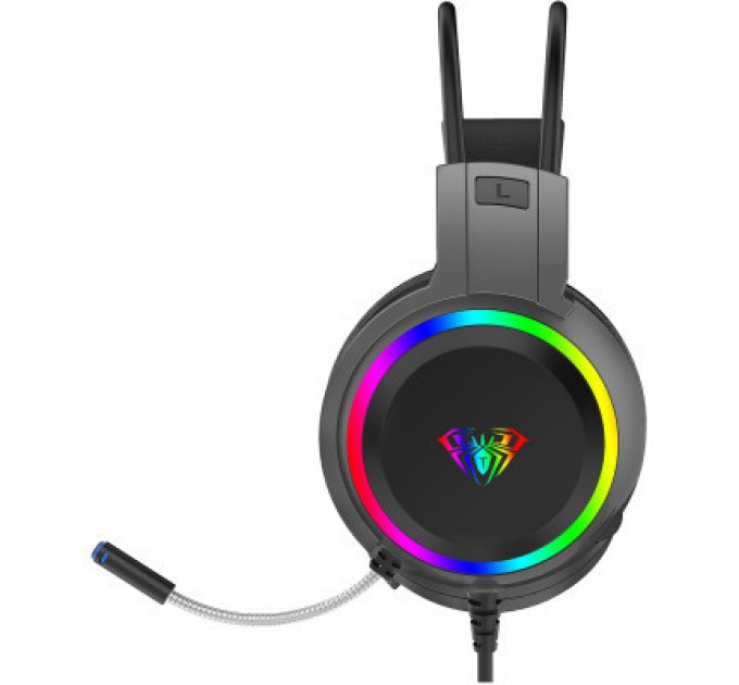 Aula Навушники Aula S608 Wired Gaming Headset 3.5mm*2 + USB Black (6948391235509)