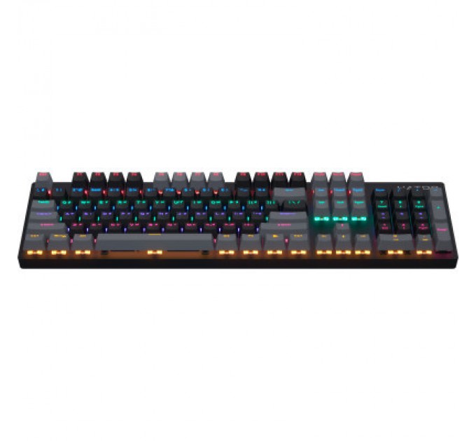 Hator Клавіатура Hator Starfall Rainbow Origin Blue USB Black/Grey (HTK-609-BBG)