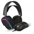 Hator Навушники Hator Phoenix 7.1 RGB + Stellar Pro Black (НТR-001)