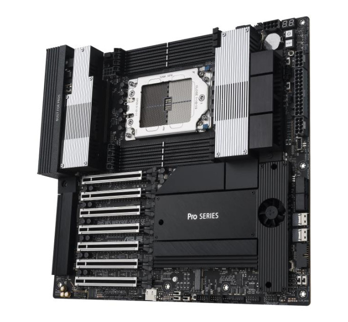 ASUS Серверна материнська плата ASUS PRO WS WRX90E-SAGE SE sTR5 WRX90 8xDDR5 M.2 EEB (90MB1FW0-M0EAY0)