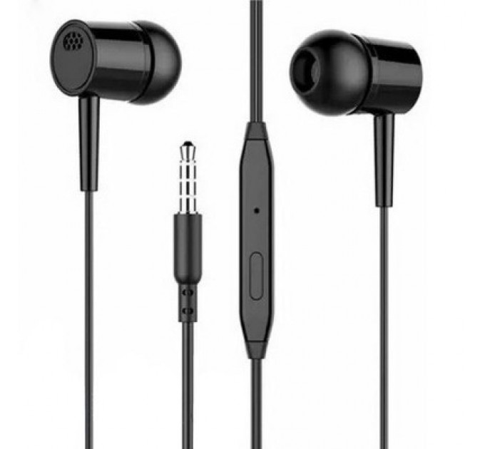 Denmen Навушники Denmen HF DR02 3.5mm 1.2 м Black (DE-DR02-BK)