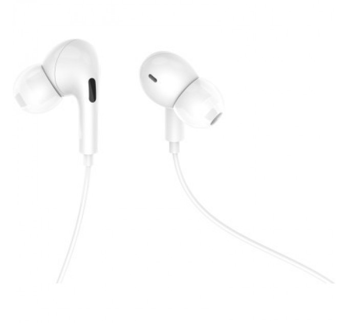 Denmen Навушники Denmen HF DR06 3.5mm 1.2 м White (DE-DR06-WH)