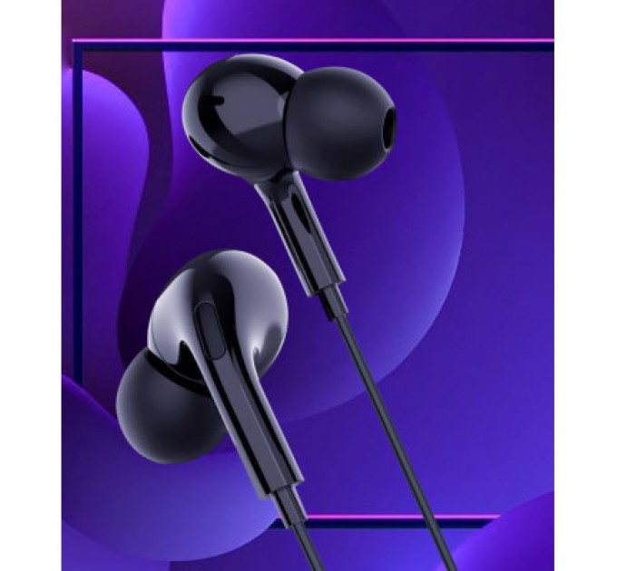 Denmen Навушники Denmen HF DR06 3.5mm 1.2 м Black (DE-DR06-BK)