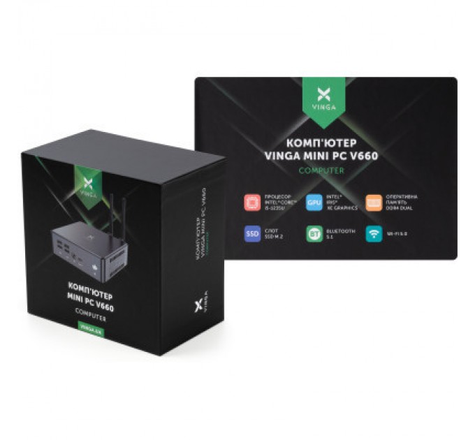 Vinga Комп'ютер Vinga Mini PC V660 (V6601235U.321T)