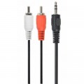 Cablexpert Кабель мультимедійний Jack 3.5mm папа/2RCA папа Cablexpert (CCA-458-20M)
