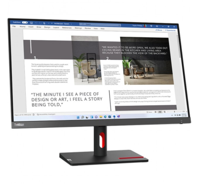 Lenovo Монітор Lenovo S27i-30 (63DFKAT4UA)