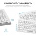 OfficePro Клавіатура OfficePro SK955W Wireless/Bluetooth White (SK955W)