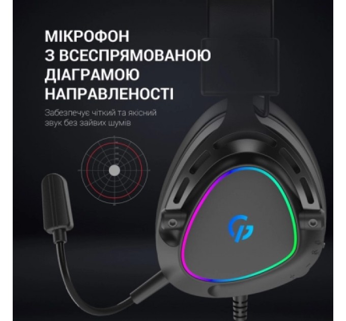 GamePro Навушники GamePro HS783 RGB Black (HS783)