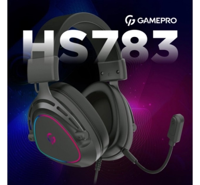 GamePro Навушники GamePro HS783 RGB Black (HS783)