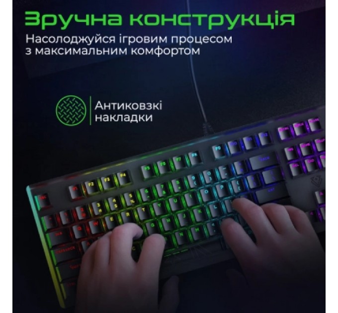 Vertux Клавіатура Vertux Comando USB Black (comando.black)