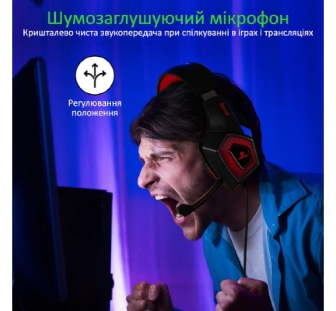 Vertux Навушники Vertux Denali 7.1 Mini Jack 3.5мм Red (denali.red)