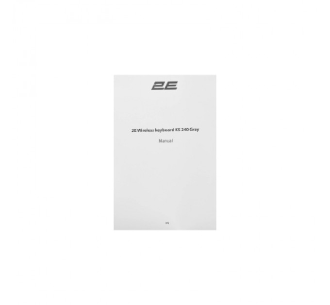 2E Клавіатура 2E KS240 Wireless USB/Bluetooth UA Grey (2E-KS240WG_UA)