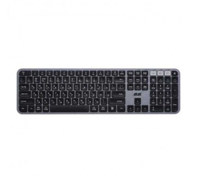 2E Клавіатура 2E KS240 Wireless USB/Bluetooth UA Grey (2E-KS240WG_UA)