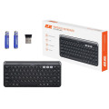 2E Клавіатура 2E KS250 Wireless USB/Bluetooth UA Black (2E-KS250WBK_UA)
