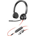Poly Навушники Poly Poly Blackwire 3325-M USB-A/USB-C Black (8X222AA)