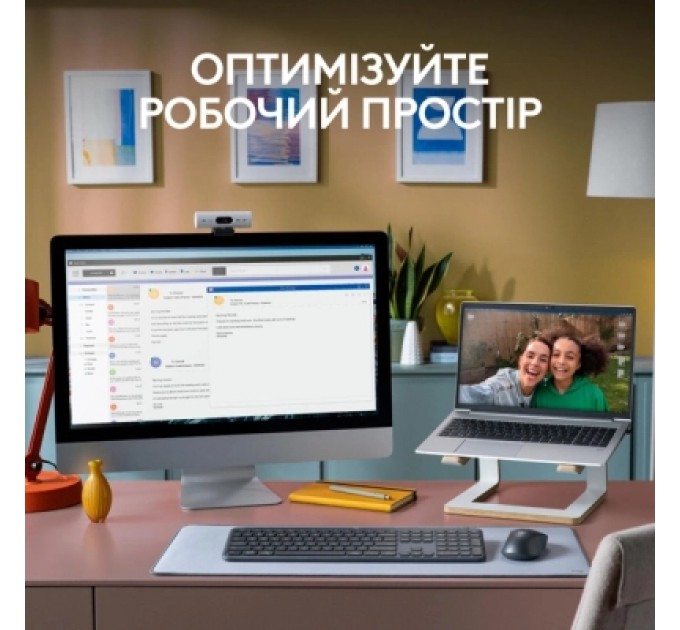 Logitech Клавіатура Logitech K950 Bluetooth/Wireless UA Graphite (920-012465)