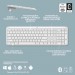 Logitech Комплект Logitech MK950 Bluetooth/Wireles UA Off-White (920-012491)