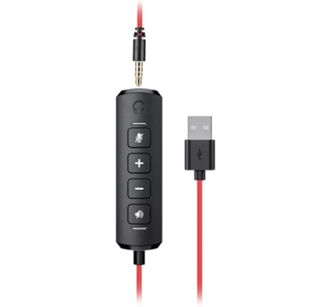 Canyon Навушники Canyon HS-07 PC Mic 3.5/USB 2.8 м Black (CNS-HS07B)
