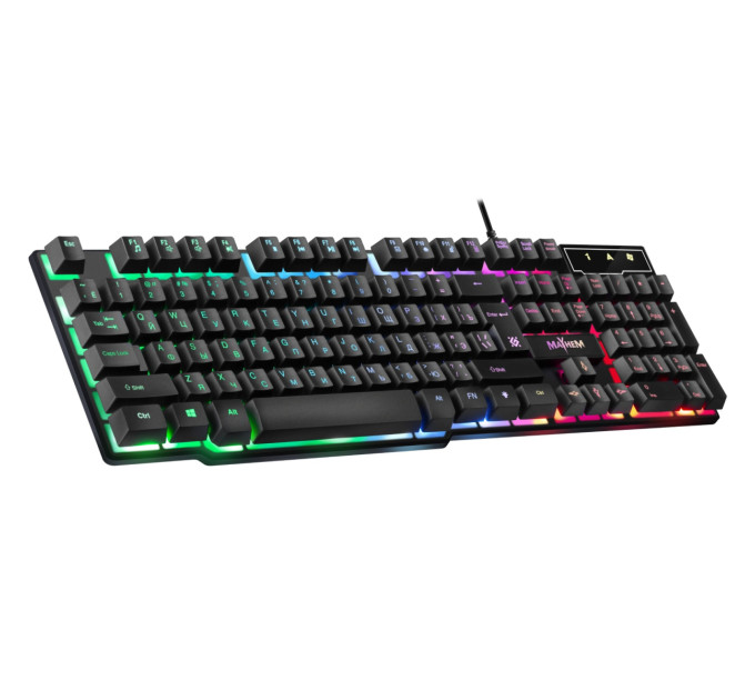 Defender Клавіатура Defender Mayhem Mayhem GK-360DL USB UA Black (45362)