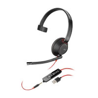 Навушники Poly BlackWire 5210 USB-A HS Mono Black (80R98AA)