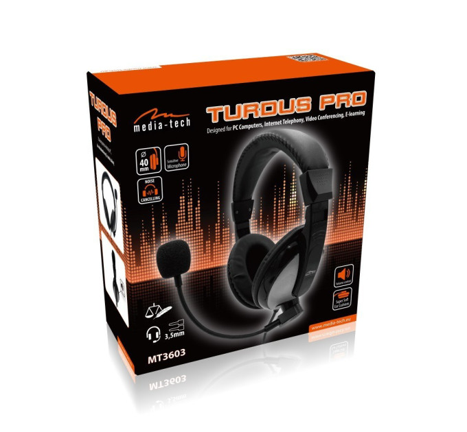 Media-Tech Навушники Media-Tech Turdus Pro Black (MT3603)