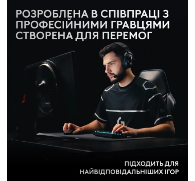 Logitech Клавіатура Logitech G Pro X 60 Lightspeed GX Tactile Wireless/Bluetooth UA White (920-011930)