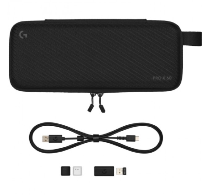 Logitech Клавіатура Logitech G Pro X 60 Lightspeed GX Tactile Wireless/Bluetooth UA White (920-011930)